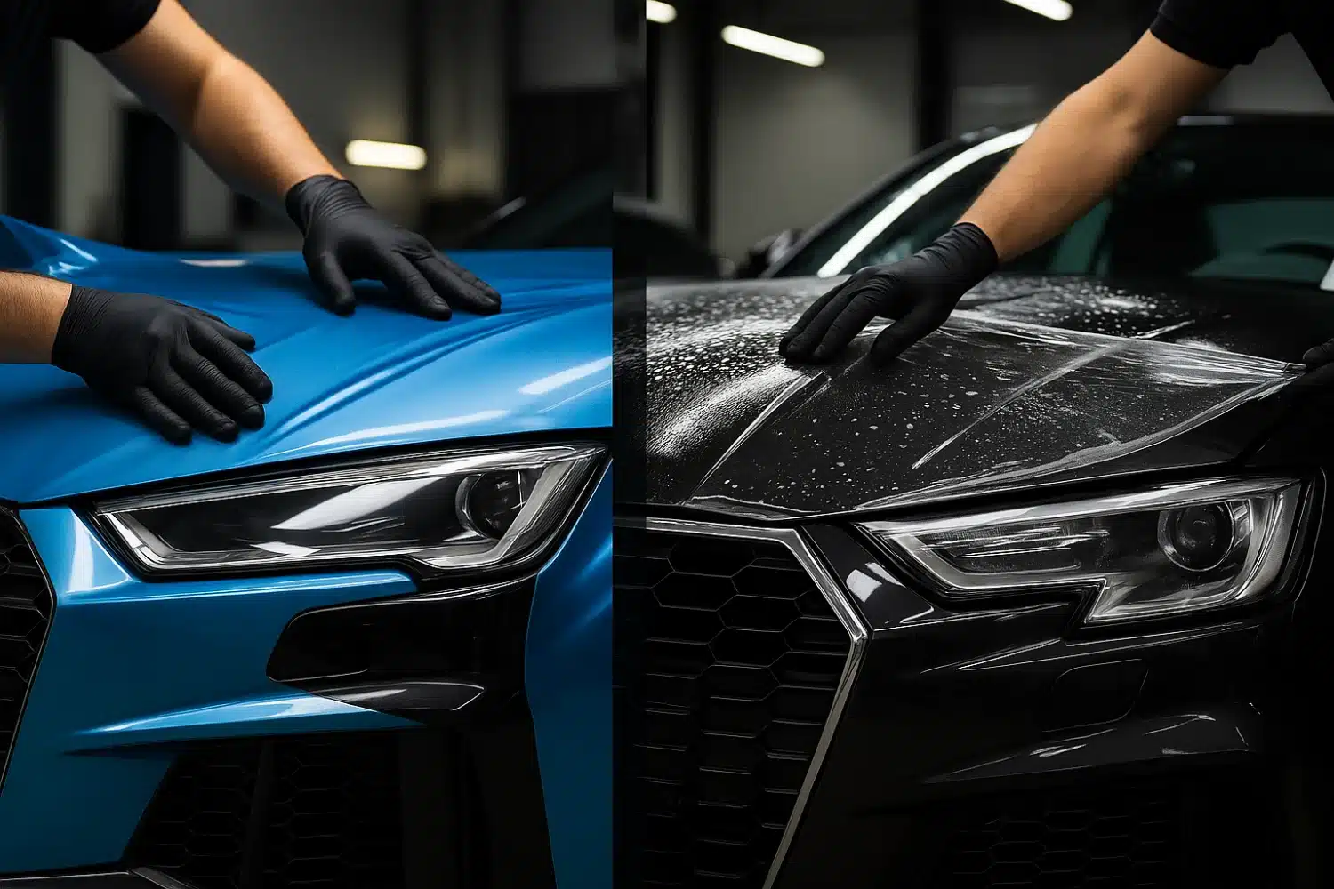 Comparaison entre covering et PPF automobile