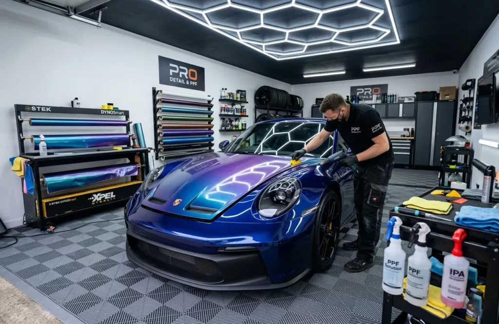 Pose d'un ppf coloré