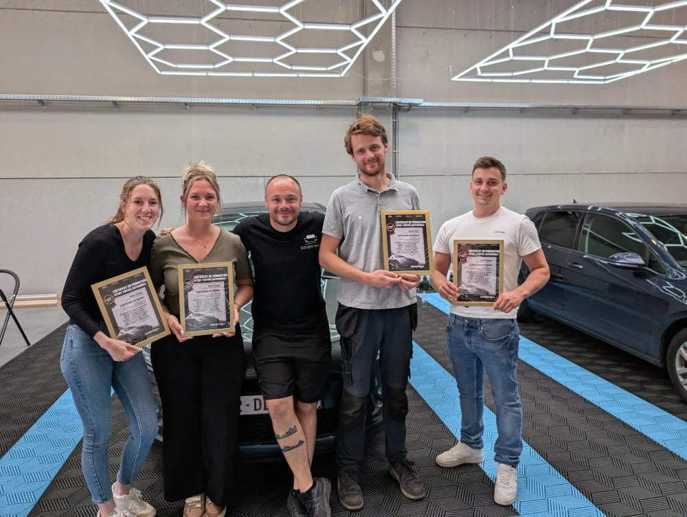 Certificat formation vitres teintées