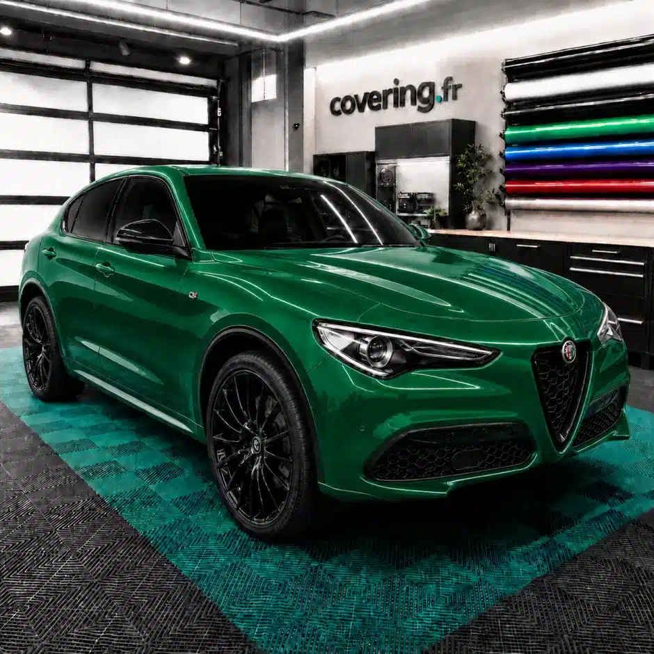 alfa-romeo-stelvio-avant-avery-cb1500001 Film covering vert foncé brillant - Avery CB1500001