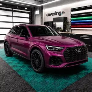 Film covering gloss black rose metallic - Arlon 424