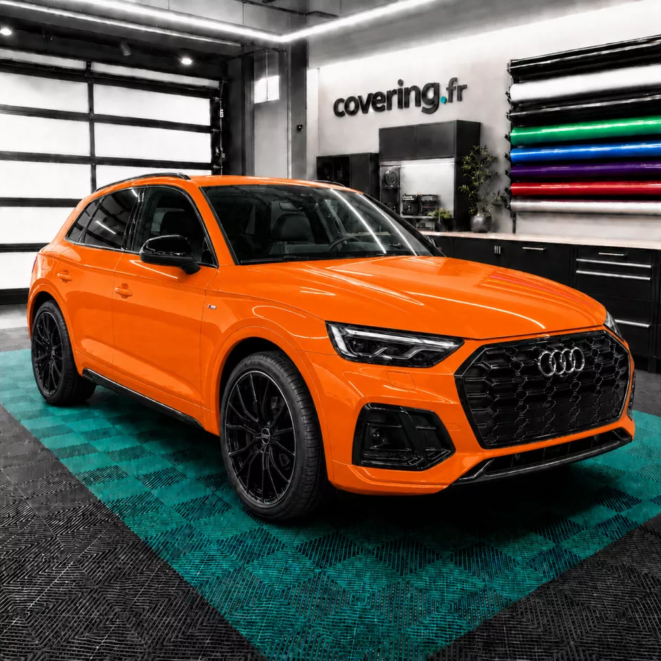 audi-q5-avant-avery-bm6110001 Film covering orange brillant - Avery BM6110001