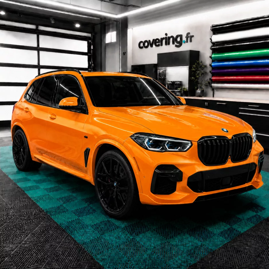 bmw-x5-avant-3m-g54 Film covering orange vif - 3M G54
