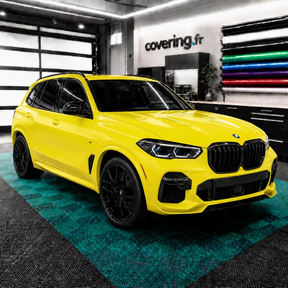 bmw-x5-avant-3m-hg15 Film covering jaune vif high gloss - 3M HG15
