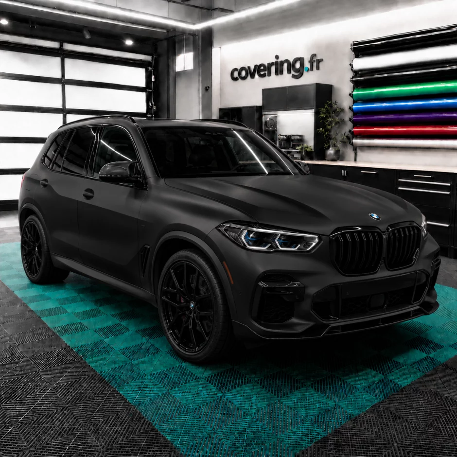 bmw-x5-avant-arlon-453 Film covering satin black - Arlon 453