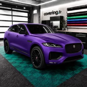 Film covering matte aluminium purple - Arlon 557