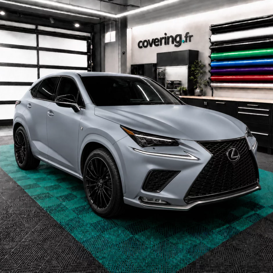 lexus-nx-avant-3m-s51 Film covering gris cuirassé satiné - 3M S51