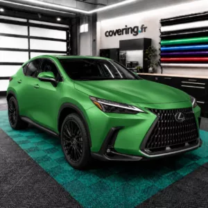 Film covering satin scream green metallic - Arlon 458
