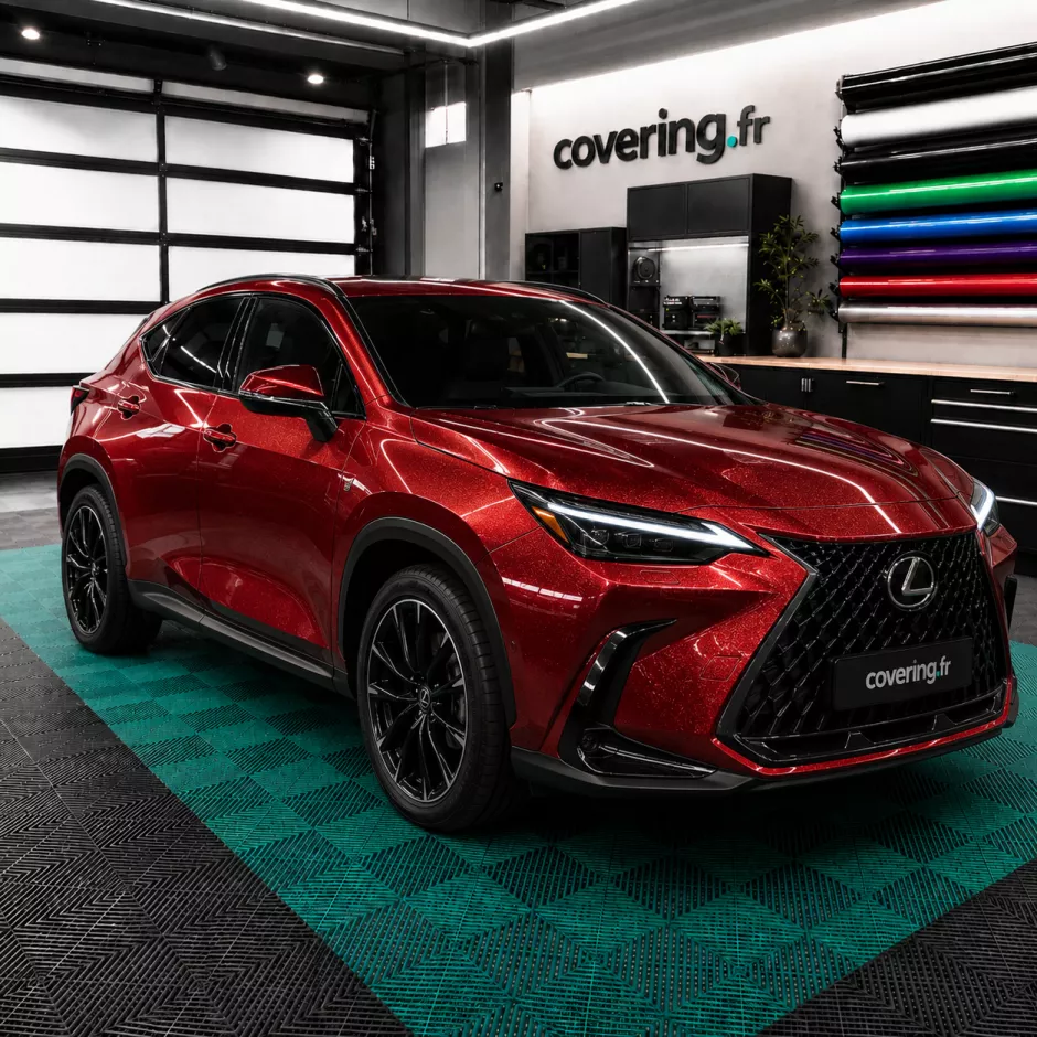 lexus-nx-avant-avery-bd3040001 Film covering rouge diamant brillant - Avery BD3040001