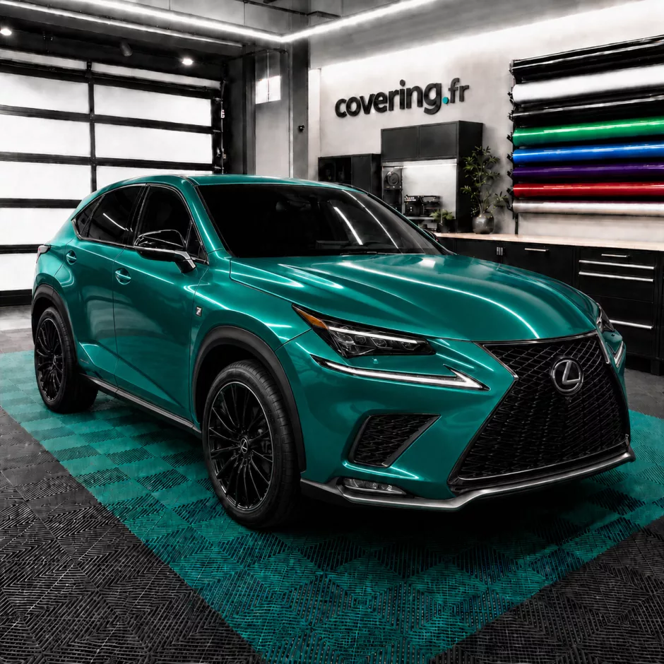 lexus-nx-avant-avery-bp2340001 Film covering vert foncé nacré - Avery BP2340001