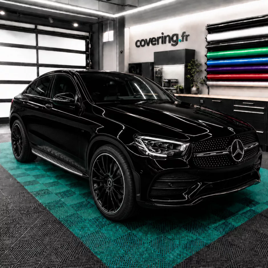 mercedes-glc-coupe-avant-arlon-403 Film covering gloss black - Arlon 403