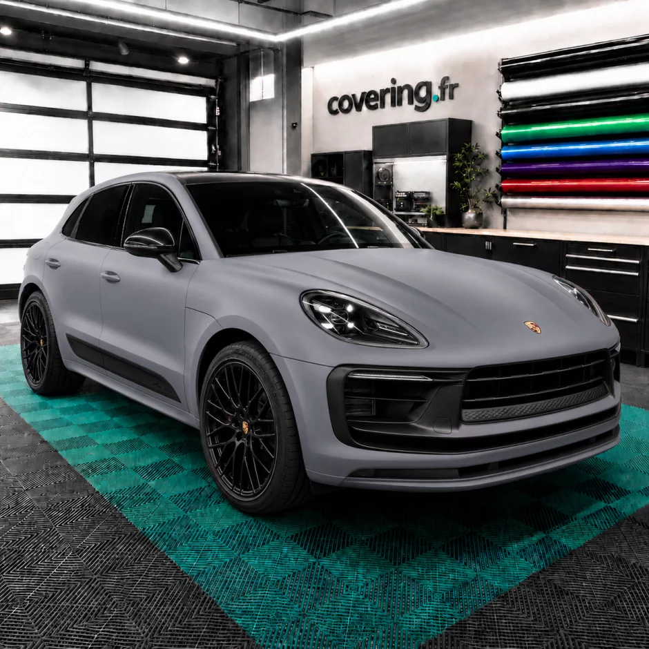 porsche-macan-avant-3m-m21 Film covering argent mat - 3M M21
