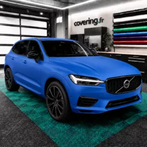 Film covering matte aluminium blue - Arlon 555